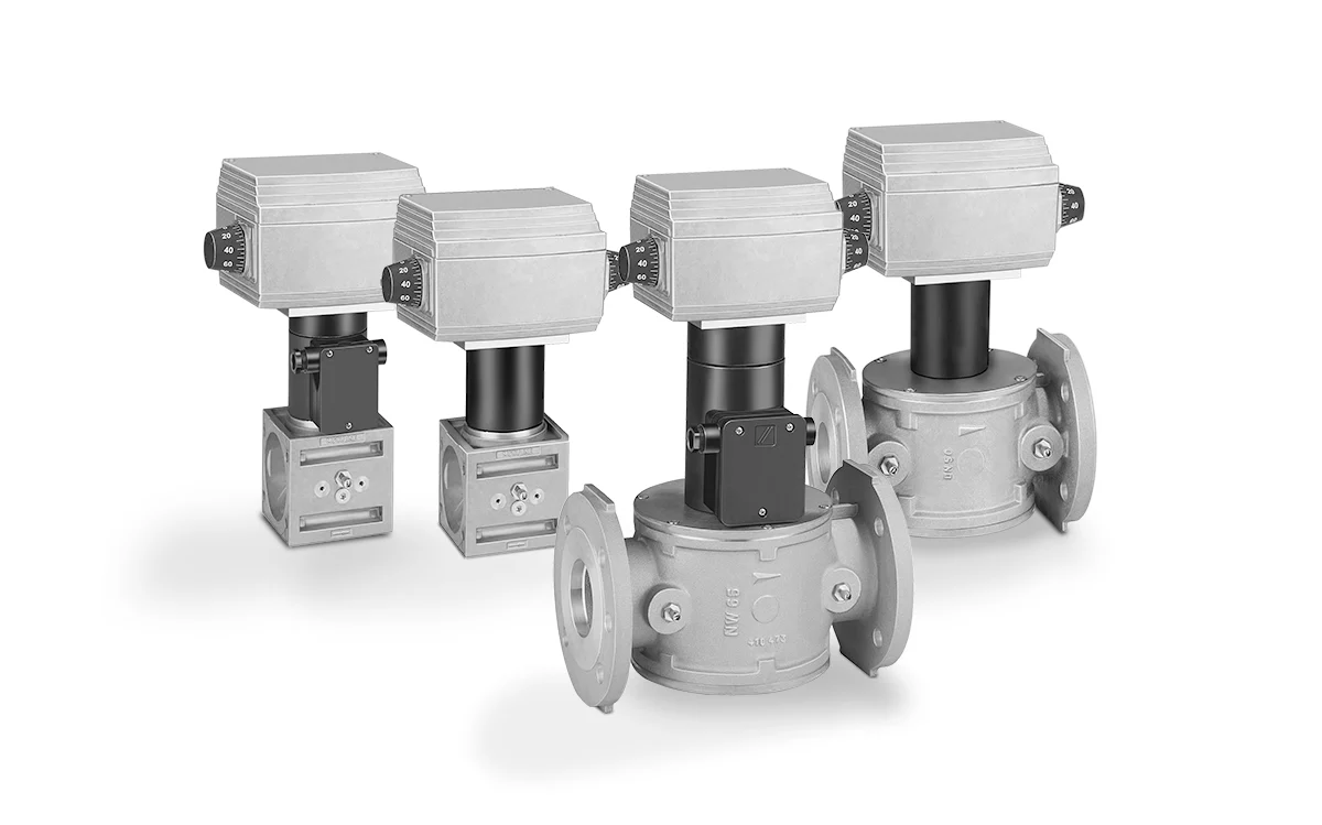Válvulas de control RV, válvulas de control con válvula solenoide RVS