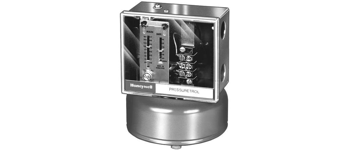 Controladores modulantes de monitoreo de presión PressureTrol® L91A, B